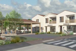 Construction de 7 maisons individuelles, un collectif composé de 3 cellules commerciales au RDC et de 3 logements en R+1 ainsi que d’un halle multi-usage – SAINTE FLAIVES DES LOUPS (85)