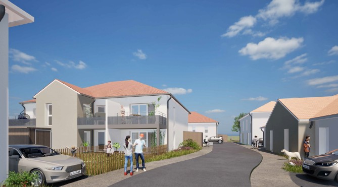 Construction de 8 maisons individuelles et 3 collectifs de 6 logements – CONLIE (72)